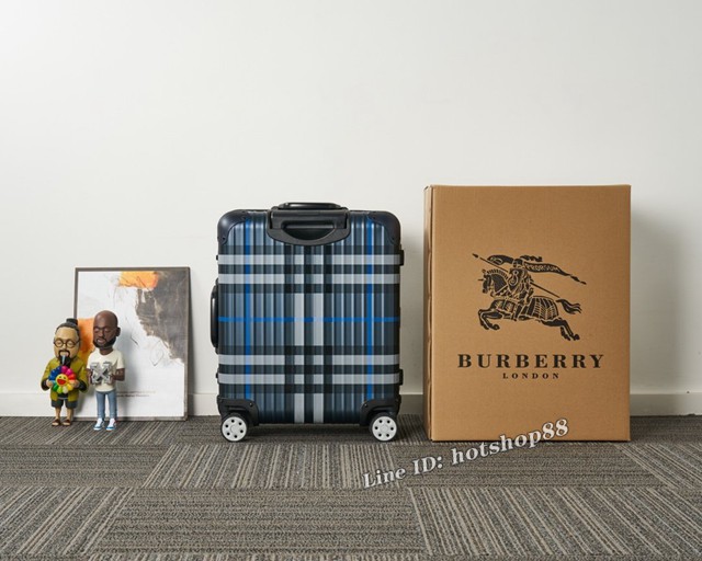 RIMOWA X BURBERRY行李箱四輪拉杆箱 日默瓦BURBERRY全鋁鎂合金新款拖箱 gdx1251